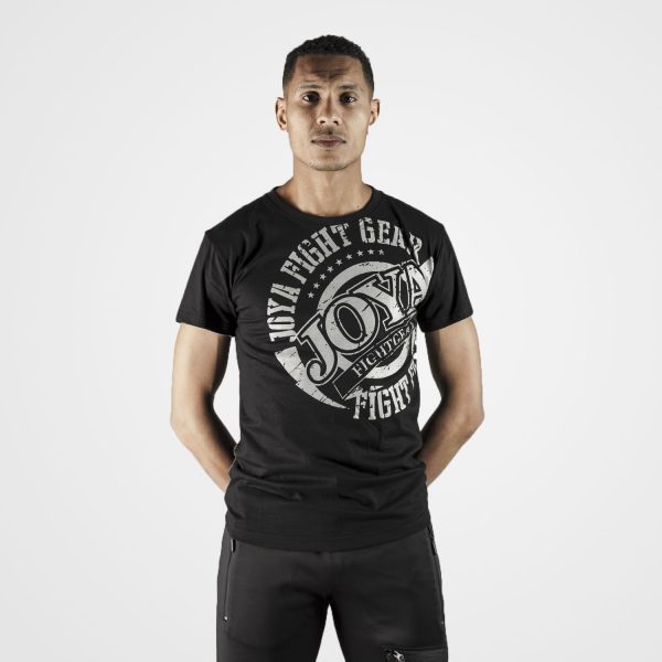 JOYA FIGHT FAST 3D T-SHIRT - BLACK/SILVER