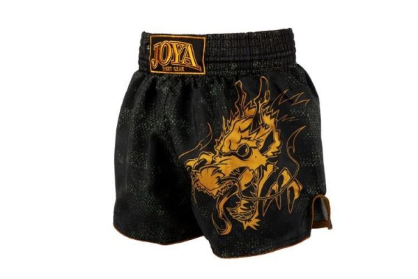 JOYA KICKBOXING SHORT – DRAGON – GOLD