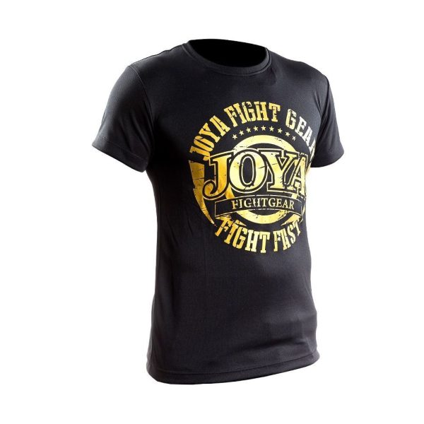 JOYA FIGHT FAST 3D T-SHIRT - BLACK/GOLD