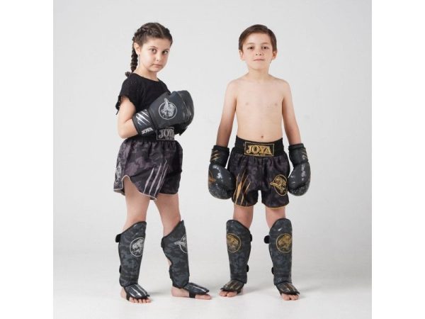 JOYA DINO MUAY THAI SHORTS - GOLD - Image 2