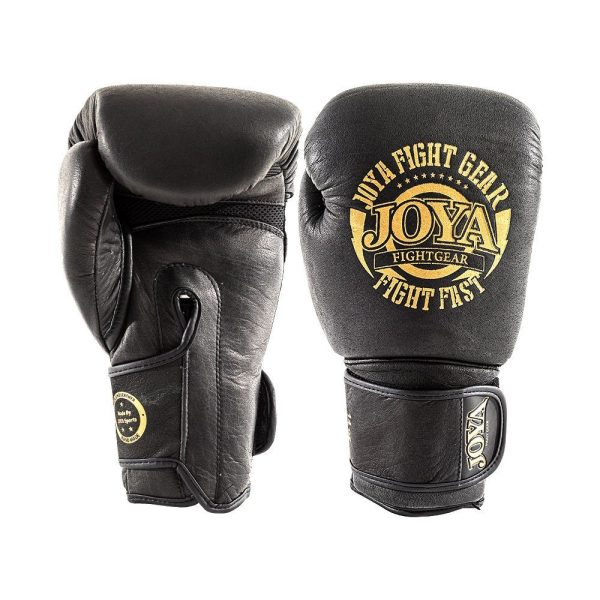 KICK-BOXING GLOVES JOYA "FIGHT FAST" (LEATHER) GOLDEN